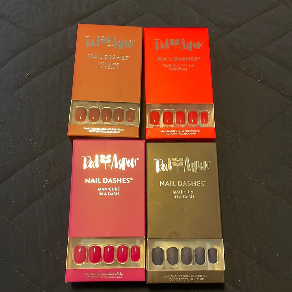 New Red Aspen Nail Dashes